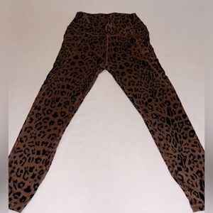 Gottex Brown and Black Leopard Print Fabric